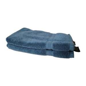 Wamsutta Hand Towels Set Of 2 Teal Blue 100% Pima Cotton 15" X 28"